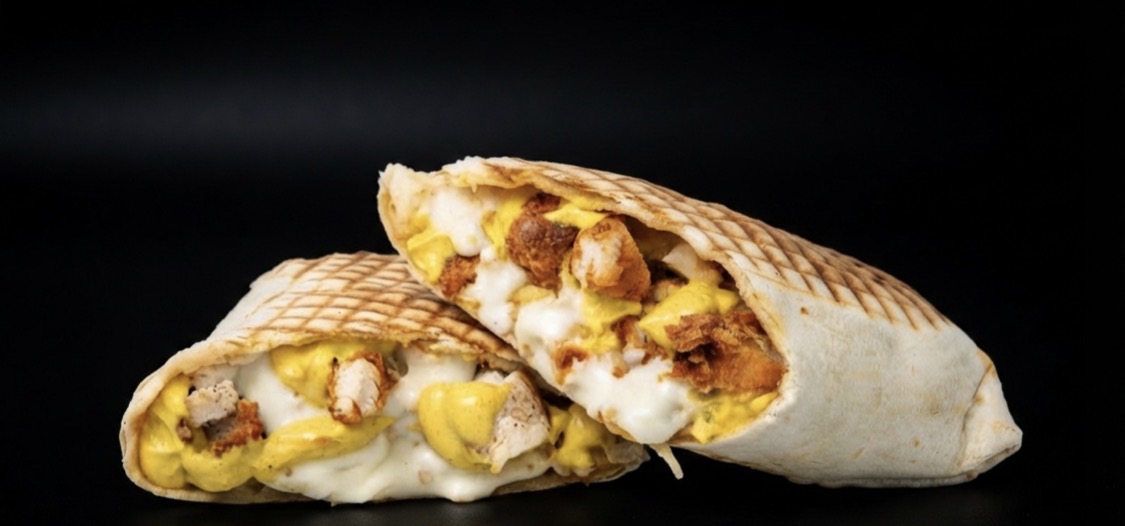 French Tacos mit Hähnchen und Käse